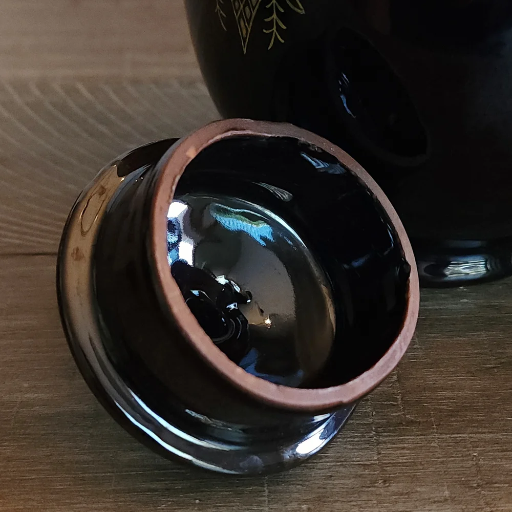 1940s‎ Vintage Japanese Moriage Teapot